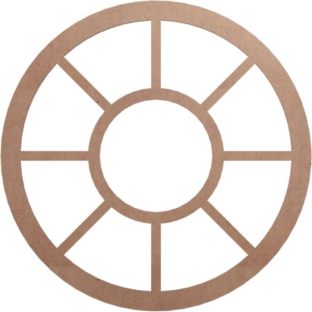 Ekena Millwork Grace Wood Fretwork Pierced Ceiling Medallion, Wood (Paint Grade), 28"OD x 10 1/8"ID x 3/8"T CMWP28X0375GRMF